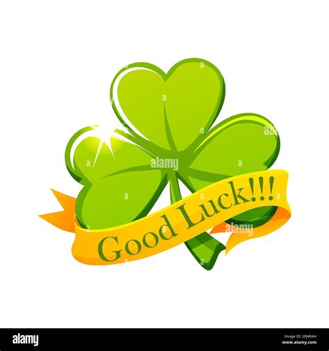 Cartoon good luck greeting card Stock Vector Images - Alamy