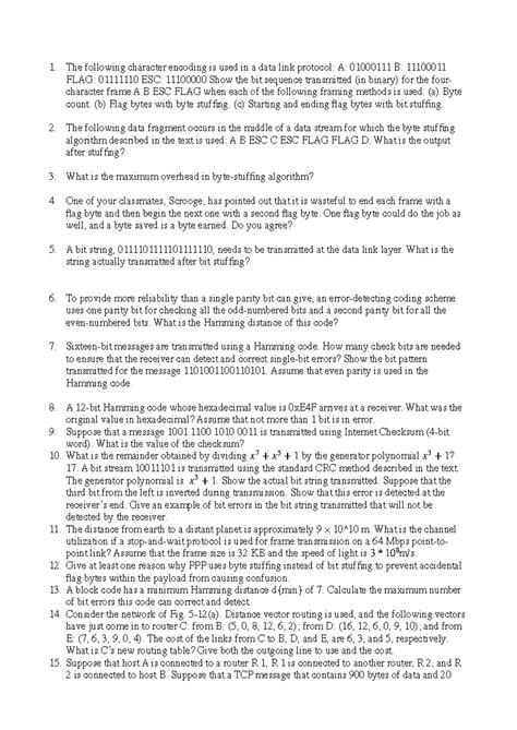 Computer Networks - Practice Questions for Exam Preparation - Studocu