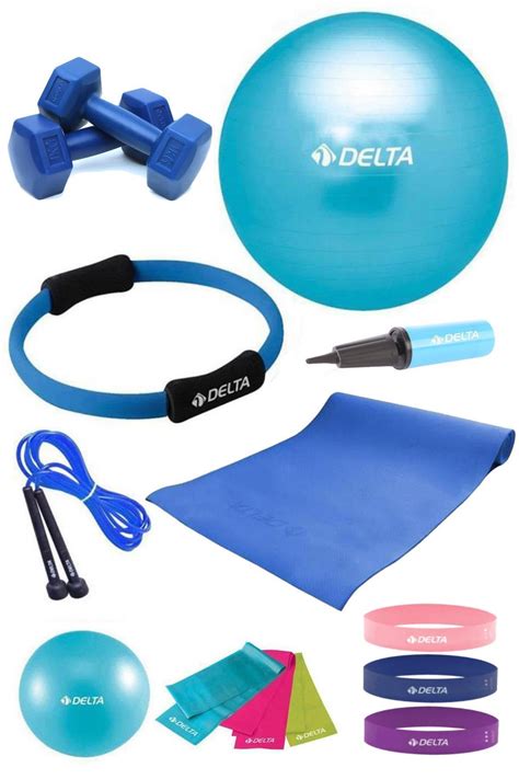 Delta 160 - 169 Cm Boya Uygun 14 Parça Pilates Seti 65 Cm Top 4 Mm Minder Çember Squat Bandı 1 ...