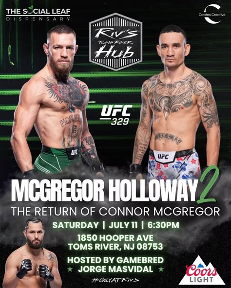 UFC 329 Meet & Greet with Jorge "Gamebred" Masvidal @ Rivs!, 1850 ...