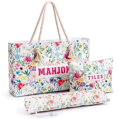 Mahjong Tile Bags for Storage and Travel