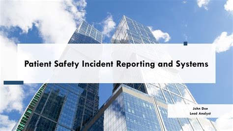Patient Safety Incident Reporting And Systems PPT PowerPoint AT