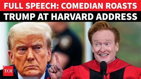 'I'm also suing Harvard!': Conan O'Brien’s commencement speech blends ...