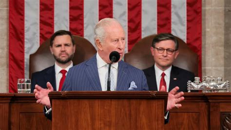 What stood out most from King Charles III's message to Congress