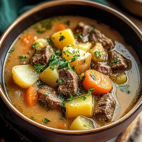 Beef and Potato Soup: Hearty Winter Meal