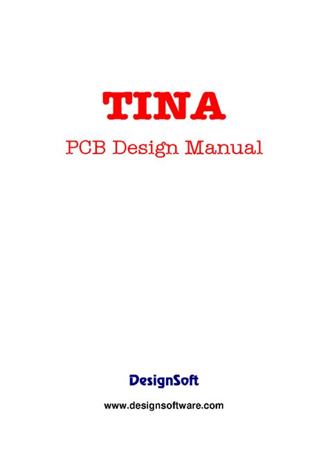 TINA V12 PCB Design Manual: Comprehensive Guide to PCB Creation - Studocu