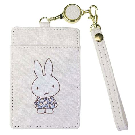 Cinema Collection Miffy Regular Holder with Reel Pass Case Flower Dres