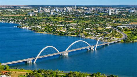 Brasília’s iconic bridge stretching across Lake Paranoá