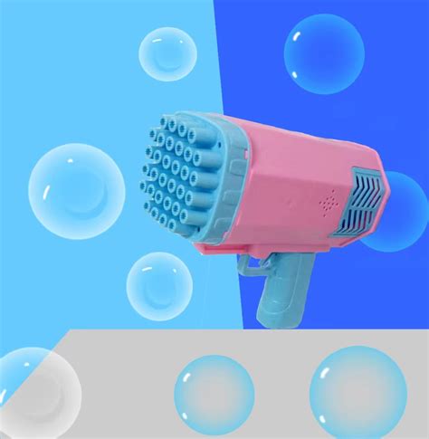 Buy Bubble Rechargeable Machine Blaster Gun with Lights - 32 Holes at ...