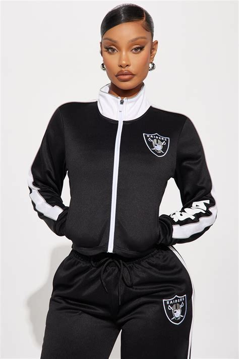 Raider Nation Zip Up Jacket - Black | Fashion Nova