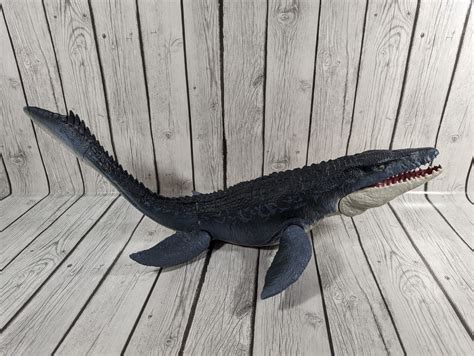JURASSIC WORLD: Super Colossal Mosasaurus Real Feel Toy Dinosaur | eBay