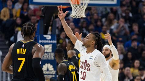 Cavs score win at Warriors led by Darius Garland, Donovan Mitchell