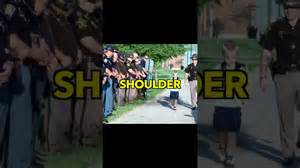 Why officers escorted a boy safely to school