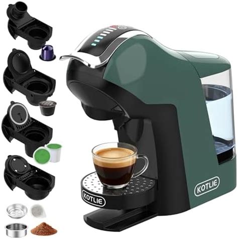 KOTLIE EM-308B Espresso Machine, Single Serve Coffee Maker Compatible ...