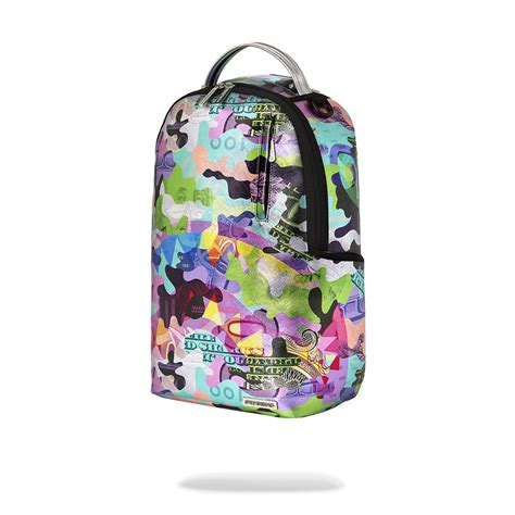 Limited Edition Neon Money Camo Backpack For Unisex - 910B5712NSZ ...