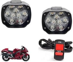 CLA TRADINGS LED Fog Lamp Unit for Bajaj, Hero, Honda, TVS, Suzuki, KTM ...