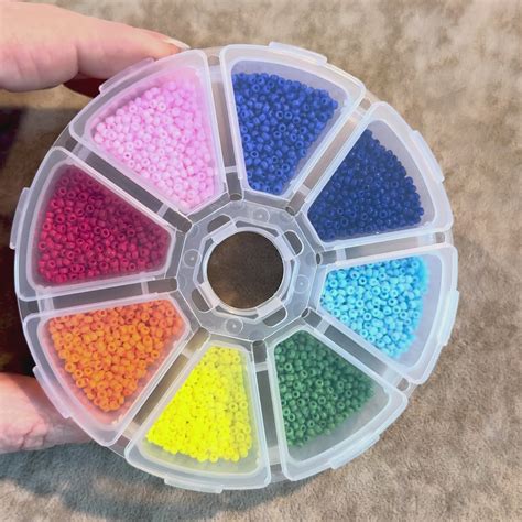 Authentic Miyuki Seed Beads 11/0 Rainbow Starter Kit – 8 Colours, 10g