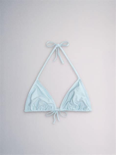 Buy The Set Triangle 3 Pack Bikini Tops Pink/Khaki from the Next UK online shop