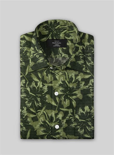 Terrain Leaf Cotton Shirt – StudioSuits