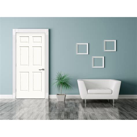 RELIABILT 24-in x 80-in Primed Hollow Core 6-panel Right Hand Molded ...