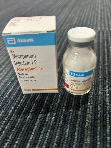 Meroplan S 1.5gm Injection at best price in Gurugram by Care Health ...