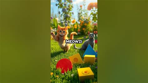 Join Meowzie’s Fun Shape Hunt in the Sunny Garden! 🌞🐾 - YouTube