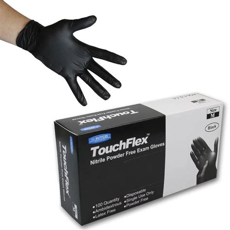 Clearance TouchFlex Black Nitrile Gloves – Maple Tattoo Supply