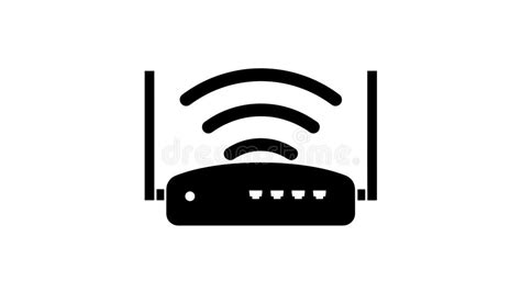 Black Wireless Router Icon Stock Illustrations – 9,476 Black Wireless ...