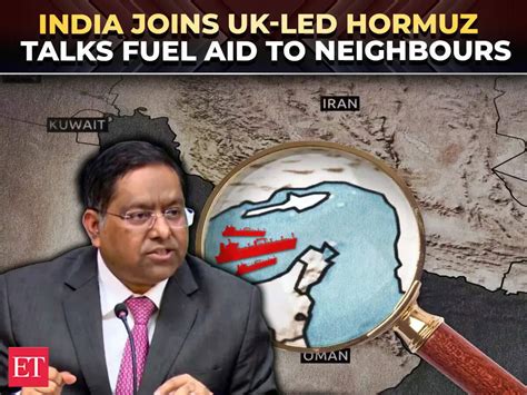 India joins UK’s effort to open Strait of Hormuz, aids neighbours with fuel