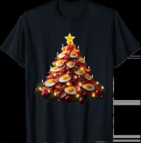 Bacon Tree With Egg Lights Lover T-Shirt All Size S-5XL - Walmart.com