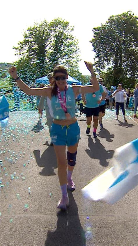 Woman runs 126 miles in memory of friend who died of cancer