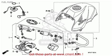 FUEL PUMP - CB1000RA 2010 (A) ENGLAND / ABS MPH