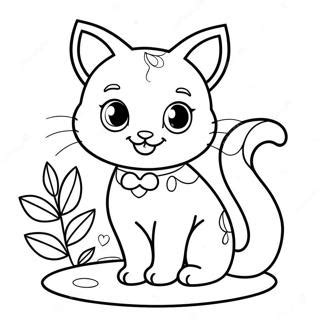 Charming Sprigatito Coloring Page (4181-3328)