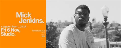 MICK JENKINS (AUCKLAND), Studio The Venue, Auckland, 6 November 2026 ...