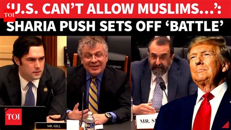 Unprecedented Fury In US House Over Alleged Sharia Law ‘Push’ | Watch