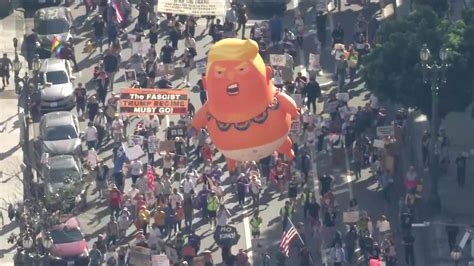 Police arrest 'No Kings' protesters during standoff in downtown Los Angeles