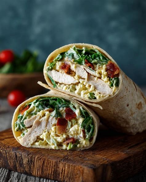 Classic Chicken Caesar Wrap for Lunch Prep