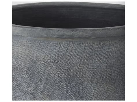 Mercana Zuma 27.2L x 20.5W x 31.9H Dark Gray Ceramic Floor Vase | 69798 ...