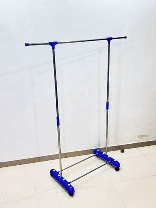 TNC Steel, Plastic Floor Cloth Dryer Stand Heavy Stainless Steel Single ...