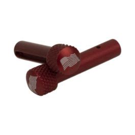 AR-15 Extended Takedown Pin - USA Flowing Flag - Red