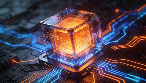 Intelligence Neon Cube Processor Stock Photos - Free & Royalty-Free ...