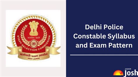 Delhi Police Constable Syllabus 2025 Exam Pattern: Subject-wise ...