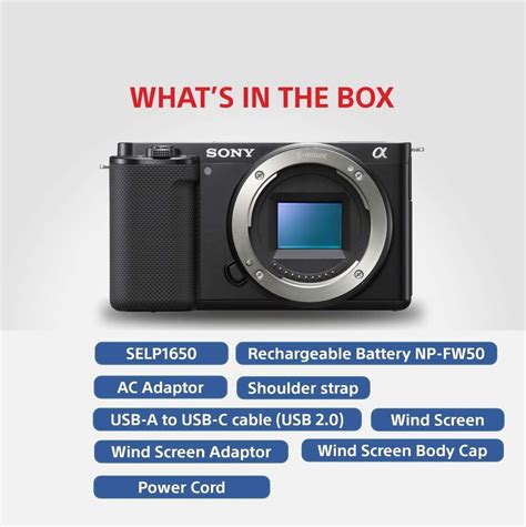 SONY ZV-E10 Mirrorless Camera Body Only Vlog Price in India - Buy SONY ...