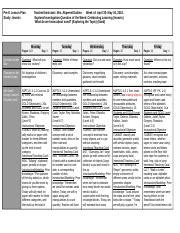 Lesson Plan 2018 Inescts-Sand.docx - Pre-K Lesson Plan Study: Insects ...