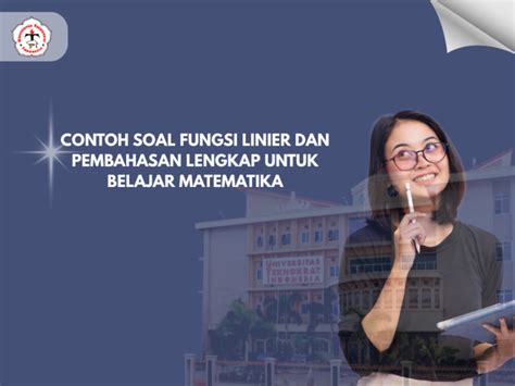 Contoh Soal Fungsi Linier dan Pembahasan Lengkap untuk Belajar ...