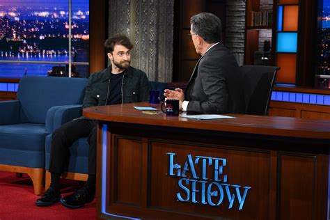 Daniel Radcliffe Drops By The Late Show with Stephen Colbert ...