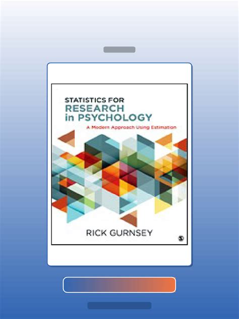 Test Bank for Statistics for Research in Psychology Modern Approach ...