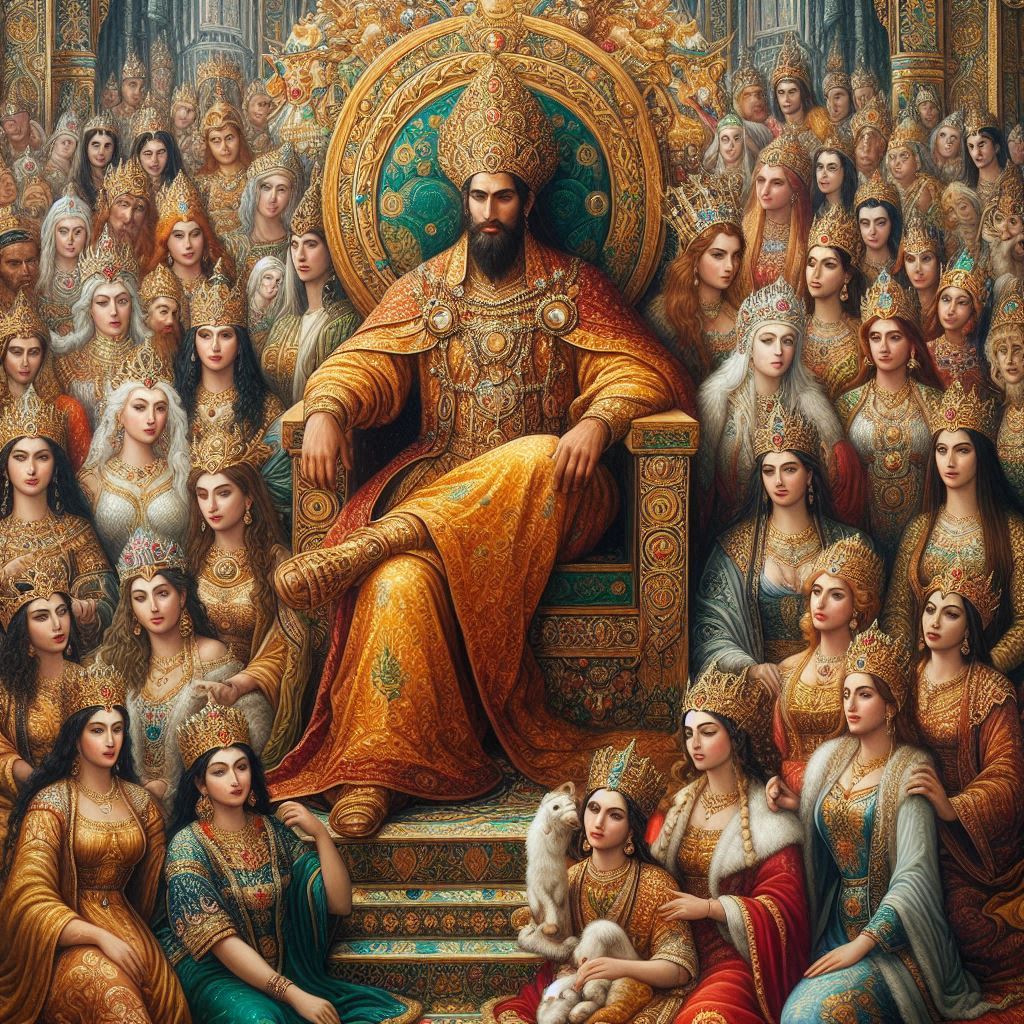 A king with many wives