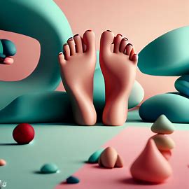 Design a creative and unusual environment filled with toes.. Image 3 of 4