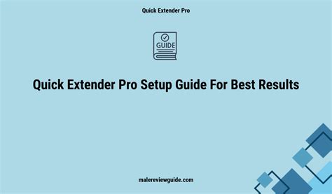 Image result for Quick Extender Pro Set Up